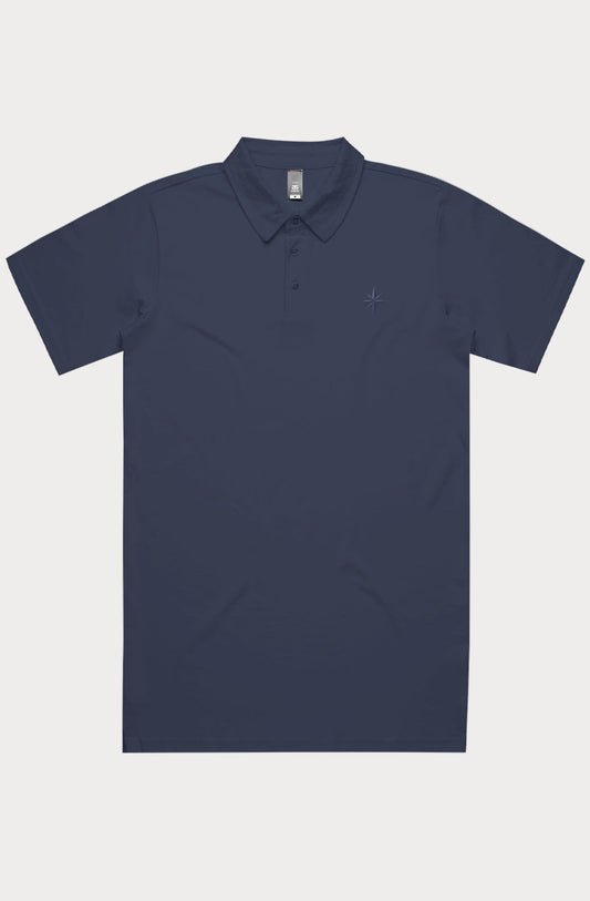 AWOL Essential Polo – Obsidian